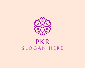 Flower Petal Garden logo design