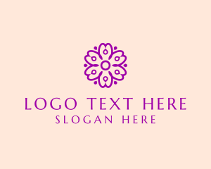Lilac - Flower Petal Bloom logo design