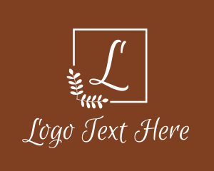 Chocolate - White Chocolate Letter logo design