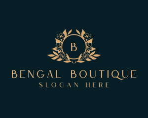 Elegant Flower Boutique logo design