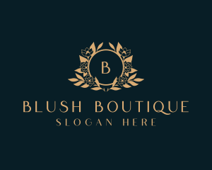 Elegant Flower Boutique logo design