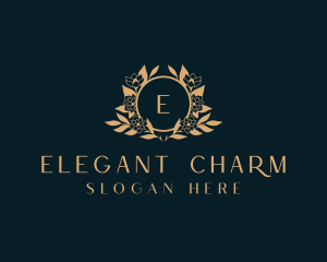 Elegant Flower Boutique logo design