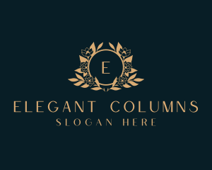 Elegant Flower Boutique logo design