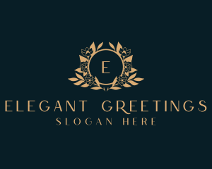 Elegant Flower Boutique logo design