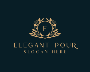 Elegant Flower Boutique logo design