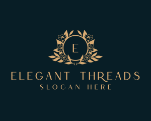 Elegant Flower Boutique logo design