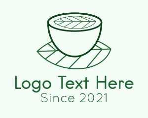 Tea Kettle - Herbal Tea Cup logo design