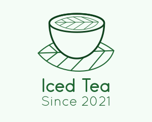 Herbal Tea Cup logo design