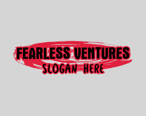 Fear - Spooky Grunge Company logo design