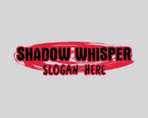 Suspense - Spooky Grunge Company logo design