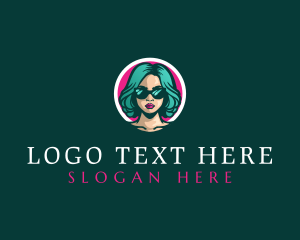 Lifestyle - Beauty Woman Shades logo design