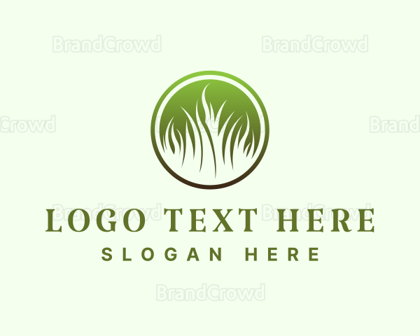 Landscape Garden Grass Logo