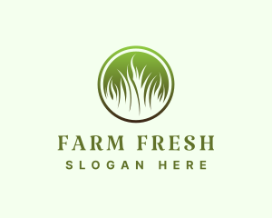 Landscape Garden Grass logo design