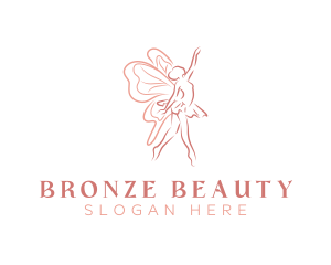 Butterfly Ballerina Dance logo design