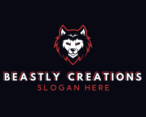 Beast Wolf Gaming logo design