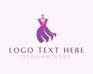 Gown - Simple Fashion Dress logo design