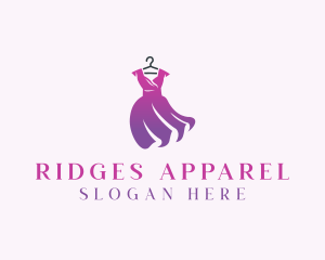 Simple Fashion Dress logo design