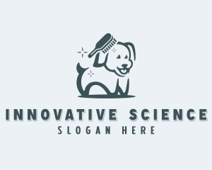 Pet Dog Comb Logo
