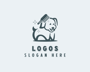 Pet - Pet Dog Comb logo design