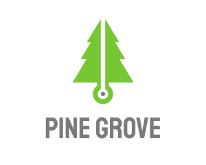 Pine Tree Rech logo design