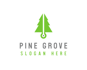 Pine Tree Rech logo design