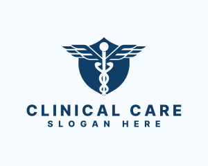 Caduceus Medical Physician logo design