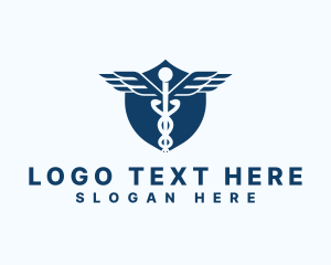 Nurse - Caduceus Medical Physician logo design
