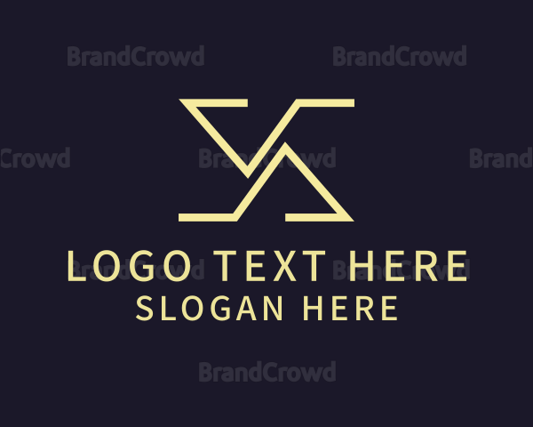 Generic Business Letter X Logo