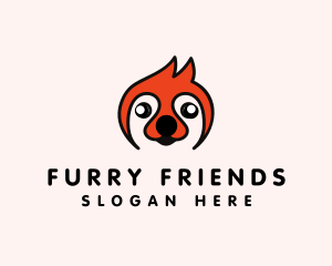 Furry - Sloth Head Zoo logo design