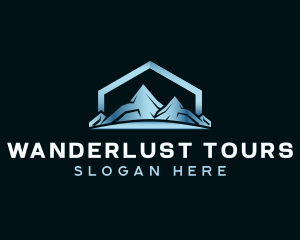 Mountain Outdoor Adventure logo design