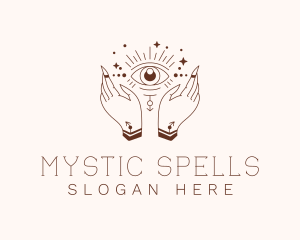 Witchcraft - Mystic Eye Sorcery logo design