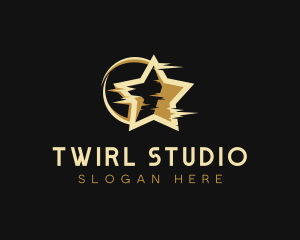 Glitch Star Art Studio logo design