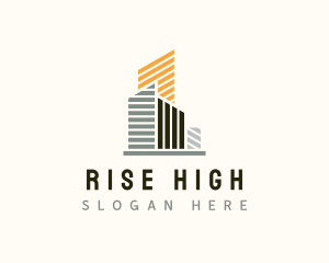 High Rise Establishment Building logo design