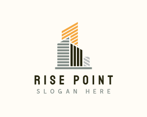 High Rise Establishment Building logo design