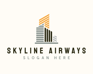 High Rise Establishment Building logo design