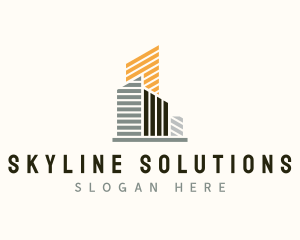 High Rise Establishment Building logo design