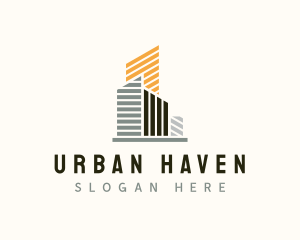 High Rise Establishment Building logo design