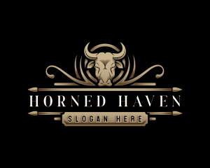 Bull Horn Ranch logo design