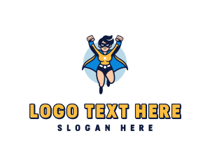 Cape - Female Superhero Cape logo design