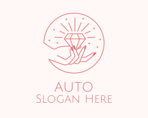 Elegant Diamond Crystal Logo