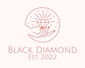 Elegant Diamond Crystal logo design