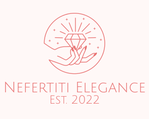 Elegant Diamond Crystal logo design