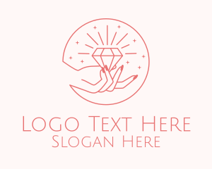 Elegant Diamond Crystal Logo