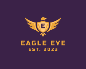 Premium Eagle Shield logo design