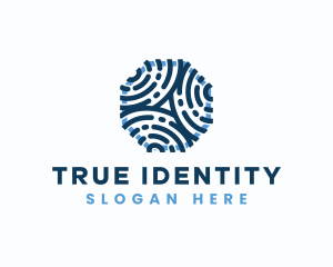 Identity - Biometric Security Technology logo design