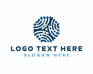 Octagon - Biometric Security Technology logo design