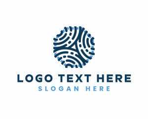 Security - Biometric Security Technology logo design