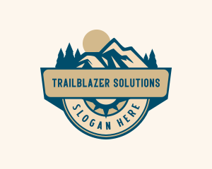 Pathfinder - Outdoor Mountain Adventure logo design