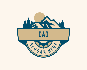 Map - Outdoor Mountain Adventure logo design