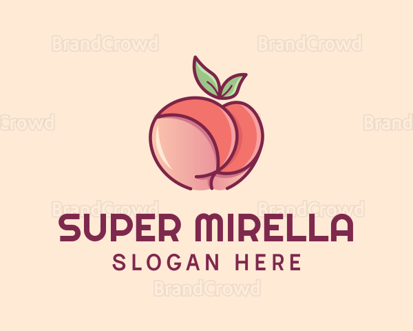 Sexy Lingerie Peach Logo